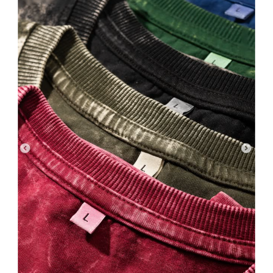 Adirag Men's Acid Washed Oversized Tee